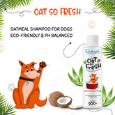 Bathright Shampoo for Dogs and Pups | Oatmeal | Natural & Paraben-Free | Conditioning Pet Shampoo for Dogs | All Breeds and Age | Organic Oatmeal, Coconut Oil & Aloe